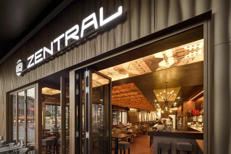 Außenansicht auf das Cafe